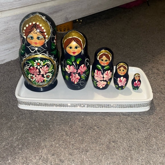 Matryoshka Other - Vintage Russian Nesting Dolls Matryoshka Dolls